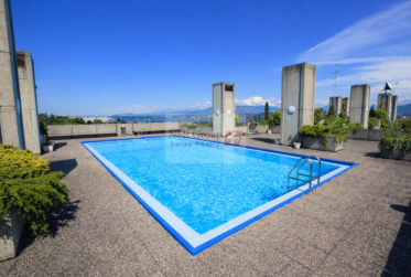 Petit-Saconnex – 4-room apartment in a secure residence with a swimming pool.
