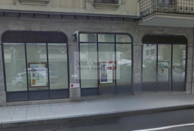 Arcade commerciale d’environ 200 m² avec sous-sol de 90 m²