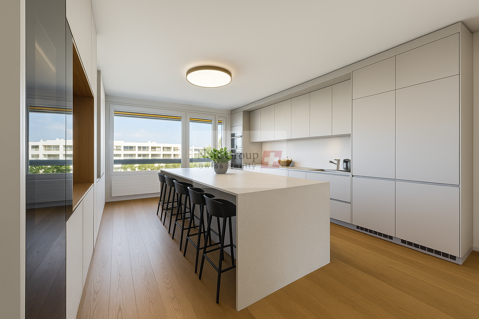 Luxueux Appartement rénové avec Vue lac et Mont Blanc