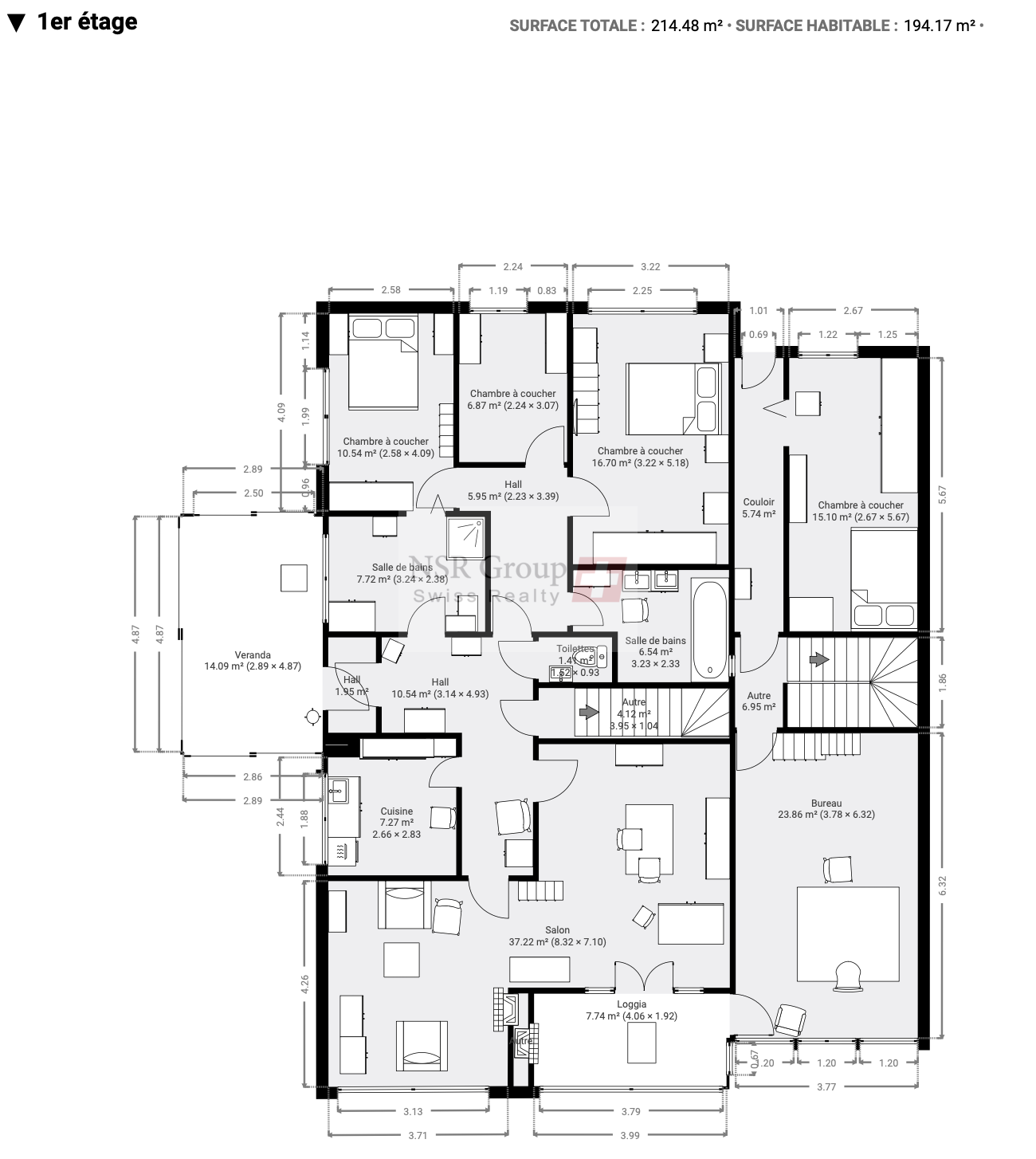Spacieuse maison mitoyenne avec piscine et fort potentiel - À Rénover